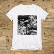 Tričko James Hunt a Niki Lauda